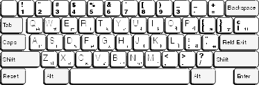 Korean IBM Enhanced Keyboard