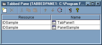 GUI Builder: Creating a tabbed pane