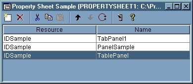 GUI Builder: Creating a Property Sheet