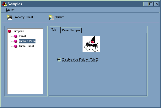 Selecting Disable Age Field on Tab 2 in the right pane