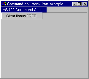 CommandCall GUI component