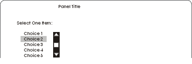 A
figure of the example specification displayed on a graphical display station.