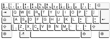 Dutch IBM Enhanced Keyboard