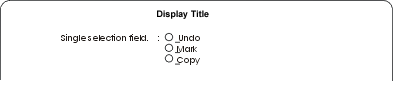 A figure of the example specification displayed on
a graphical display station.